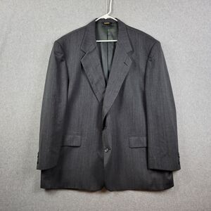 Vintage Stanley Blacker Couture Gray LS 2 Button Blazer Men's 44R?